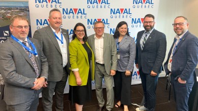 Christian Lacourse, centres de services scolaires de Sorel-Tracy David Plasse, DÉPS, Julie Dufour, mairesse de Saguenay, Gilles Lehouillier, maire de Lévis, Priscilla Nemey, Promotion Saguenay, Patrick Péloquin, maire de Sorel-Tracy, Etienne Talbot, Développement économique Lévis