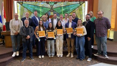 Remise des prix pour l’édition 2024 du Concours Percy-Foy (crédit photo : ville de Sorel-Tracy)
