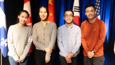 Jihyung Youn, Corée du Sud, In-Ae Ha, Corée du Sud, Jonathan Mak, Canada et Kevin Ahfat, Canada