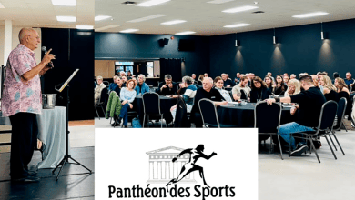 Gilles Péloquin lors d'une rencontre du Panthéon des Sports région Sorel-Tracy