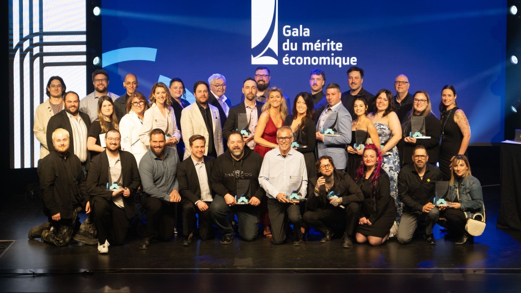 Gagnants de la 37e édition du Gala du mérite économique, crédit photo : Philippe Manning, Sorel-Tracy Info