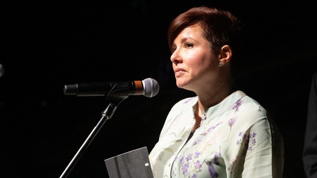 Catherine Corriveau, mère de Mathis Filion, décédé dans une collision frontale impliquant un conducteur fortement alcoolisé. Crédit photo : Philippe Manning, Sorel-Tracy