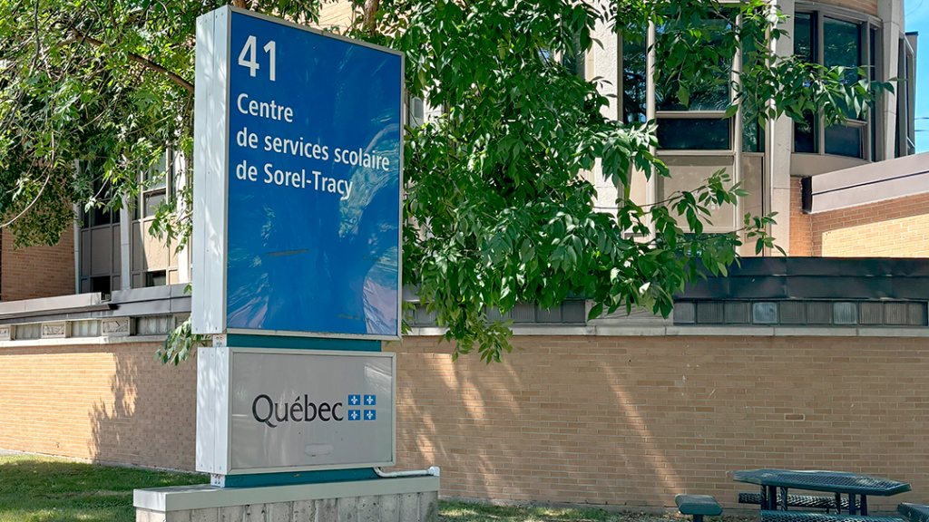 Bureaux administratifs du Centre de services scolaire de Sorel-Tracy. Crédit photo : CSSST