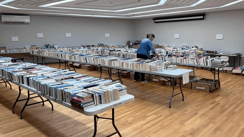 Vente de livres annuelle. Crédit photo : Ville de Sorel-Tracy