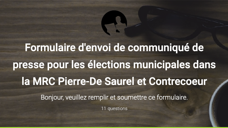 Vous vous présentez comme candidat ou candidate lors des élections municipales 2025, envoyez nous vos communiqué de presse par la biais de notre formulaire. Ceci assurera que votre message sera bien en vue et bien préparé.