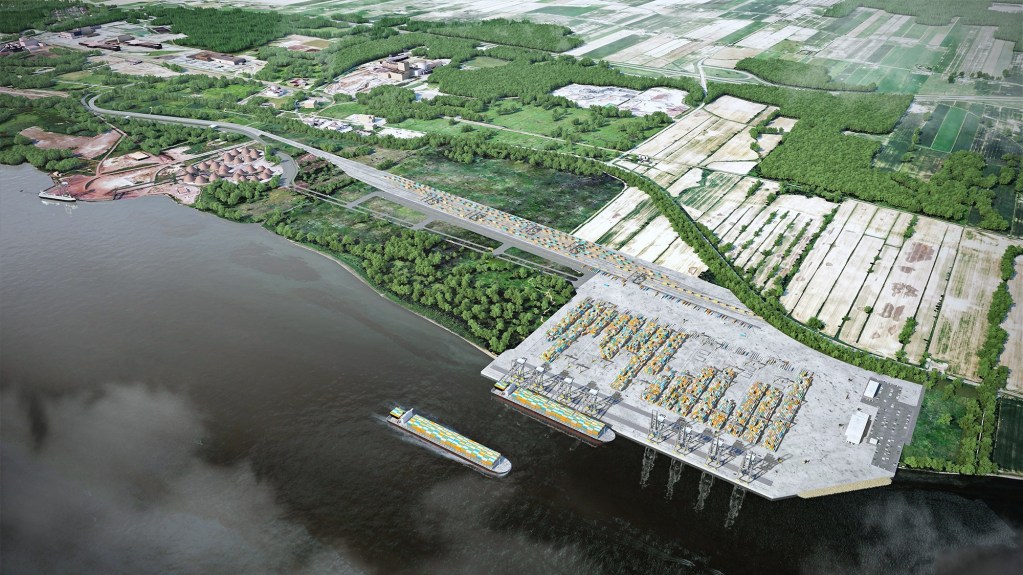 Projet d'expansion du Port de Montréal à Contrecoeur - Crédit photo Port de Montréal