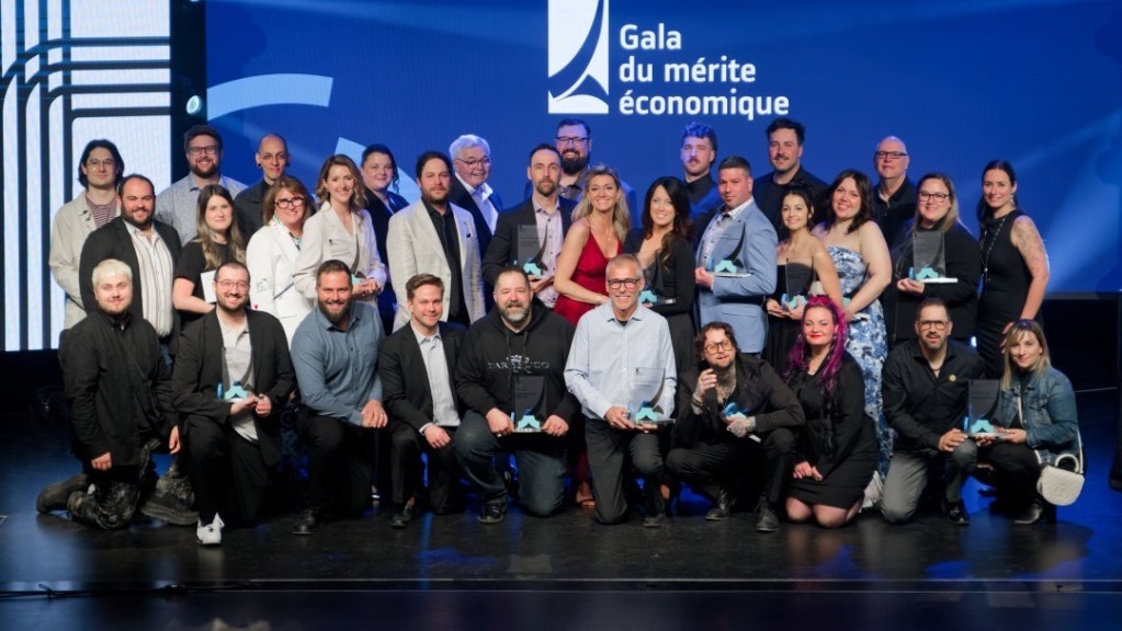 Récipiendaires du Gala du mérite économique 2025. Crédit photo : Philippe Manning / Sorel-Tracy Info