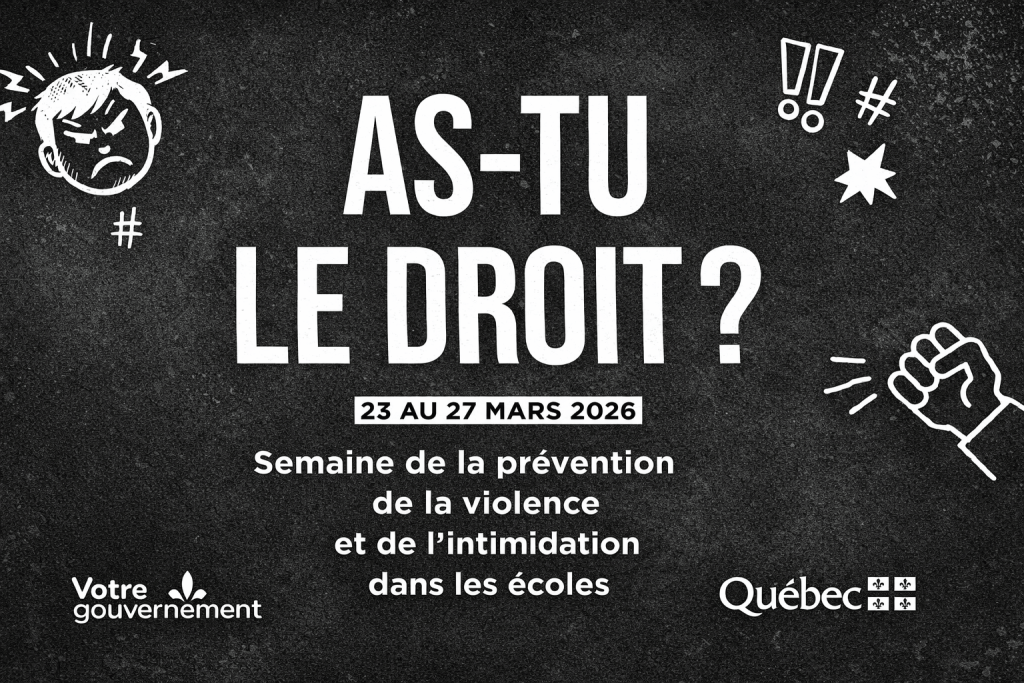 Violence et intimidation à l’école : protéger nos élèves et ceux qui les accompagnent