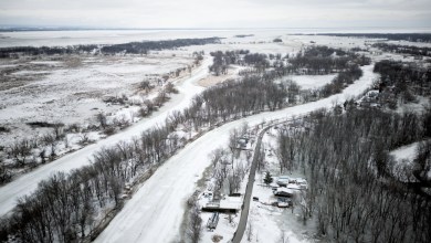 Vue aérienne des îes de Sainte-Anne-de-Sorel. Crédit photo : Philippe Manning / Sorel-Tracy Info