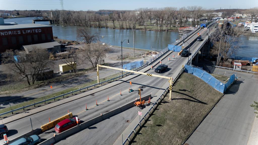 Pont Turcotte - restauration. Crédit photo : Crédit photo : Sorel-Tracy Info (STI) / Philippe Manning