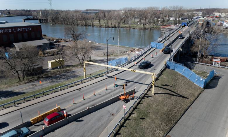Pont Turcotte - restauration. Crédit photo : Crédit photo : Sorel-Tracy Info (STI) / Philippe Manning