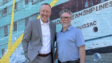 Jean-Bernard Émond et Mario Fortin. Photo courtoisie