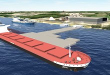 Terminal portuaire à Sorel-Tracy, de QSL International Ltée