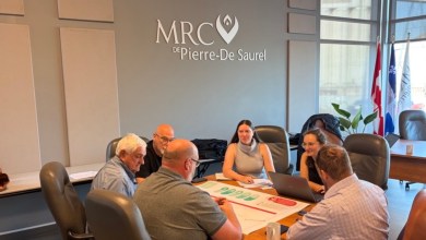 Des élus de la MRC de Pierre-De Saurel réunis en atelier de travail le 16 septembre dernier dans le cadre de la révision du Schéma d’aménagement et de développement. Photo : MRC de Pierre-De Saurel.