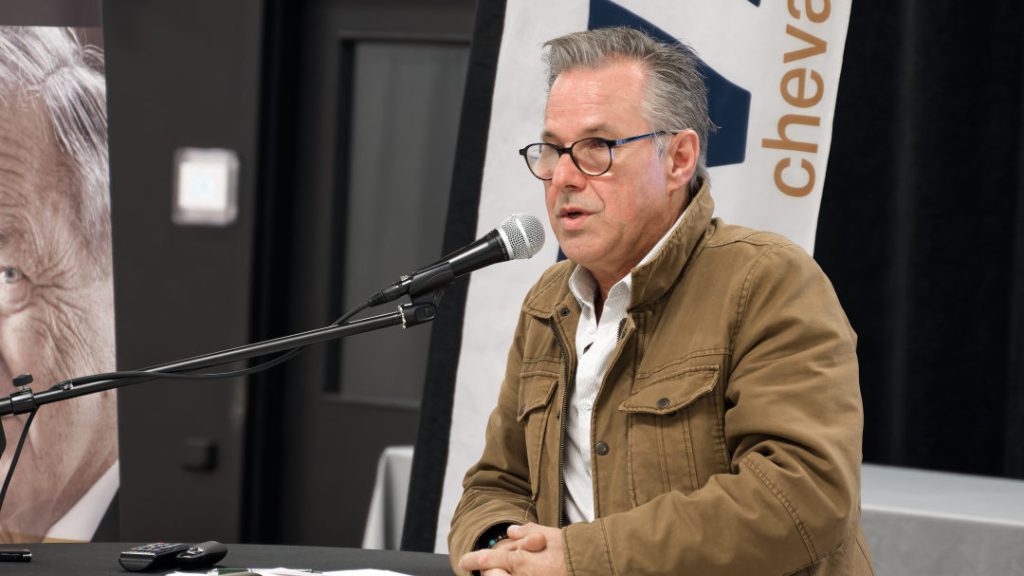 Yannick Patelli, éditeur de La Vie agricole. Crédit photo : Sorel-Tracy Info (STI) / Philippe Manning