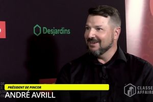 Suzie Beaudoin pour Classe Affaires reçoit André Averill, président chez Pincor Suzie Beaudoin pour Classe Affaires reçoit André Averill, président chez Pincor